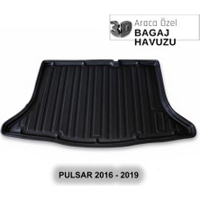 Elorcar Nıssan Pulsar 2016 - 2019 3D Bagaj Havuzu