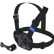 Delixa Telesın Aksiyon Kamera Göğüs Askısı (Vest Chest) | Hızlı Çıkarılabilir Yelek Göğüs Kayışı | Gopro 13