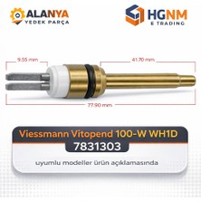 Hgnm E-Trading Viessmann Vitodens 050-T Kombi NTC Sıcaklık Sensörü 7831303 | Vitopend 100 WH1D 24-31 kW Uyumlu Termistör Isı Sensörü