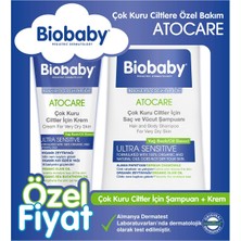 Delixa Biobaby Kuru ve Atopik Ciltler Için Şampuan ve Krem