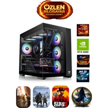 Özlen Xxl3 Ultimate- Ryzen 9 9950X3D | 128GB Ddr5 Ram | 4tb M.2 SSD | Rtx 5090 32GB Üst Seviye Sistem