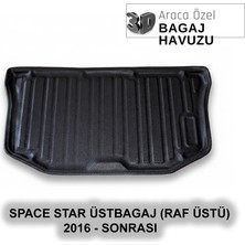 Elorcar Mıtsubıshı Space Star Üstbagaj (Raf Üstü)  2016 - Sonrası 3D Bagaj Havuzu