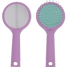 Delixa Saç Fırçası Aynalı Mor -27