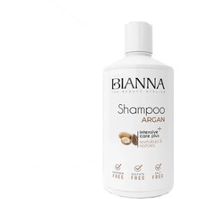 Delixa Bianna Argan Yağlı Tuzsuz Sülfatsız ve Parabensiz Canlandırıcı ve Onarıcı Saç Bakım Şampuanı - 500ML