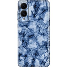 Senada Samsung Galaxy S25 Edge Kılıf Desenli Baskılı Tpu Rubber Kapak Blue Crystal