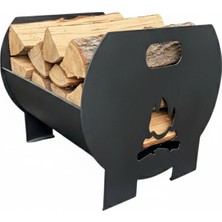 Dekoratif Odun Sepeti Atmaca