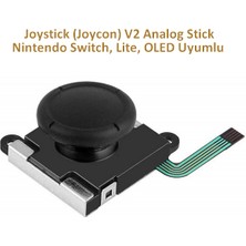 Şiar Nintendo Switch Ns Joystick (Joycon) V2 Analog Stick Siyah