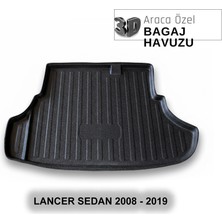 Elorcar Mıtsubıshı Lancer Sedan 2008 - 2019 3D Bagaj Havuzu