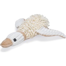 Delixa Köpek Oyuncağı, Sesli, Ördek, Peluş, Beyaz, 33X33X9CM