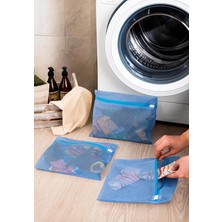 Delixa Inkoha 3 Adet Bebek ve Çocuk Çorap Yıkama Filesi Mavi