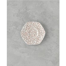 Delixa English Home Evie Bone Porselen Çay Tabağı 11 cm Turuncu