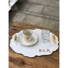 Masalsı Concept Harfli Damat Tepsisi Damat Fincanı Kız Isteme Özel Seti