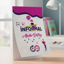İnformal Yayınları Informal Akıllı Not Defteri 1 Adet A5 80 gr 30 Yaprak 60 Sayfa