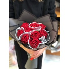 Masalsı Concept 14 Şubat'a Özel 10 Gül Buketi Sevgililer Günü Hediyesi 14 Şubat Sevgililer Günü Özel Gül Buketi