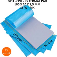 Şiar 15 W/m-K Yüksek Performanslı Termal Iletken Ped (100X50X1.5 Mm)