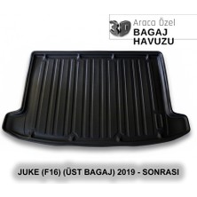 Elorcar Nıssan Juke (F16) (Üst Bagaj) 2019 - Sonrası 3D Bagaj Havuzu