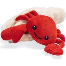 Delixa Köpek Ödül Saklama Oyuncağı, Sesli, Istakoz, Peluş, Kırmızı, 31X20X7CM