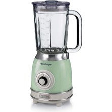 Delixa Cam Blender Yeşil 0583/04-1,5 Litre Kapasiteli Cam Sürahi, 4 Hız Kademesi, Pulse Özelliği ve Buz Kır