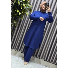 Elmas Tesettür Kadın Tesettür Büyük Beden Giyim Nervürlü Ikili Takım