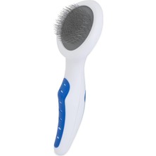 Delixa Petmate Gripsoft Brush, White & Blue, One Size