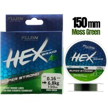 Fujin Yeni Hex 4x 0.16MM 150MT Moss Green Ip Misina
