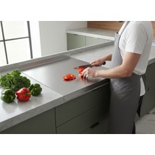 Farmtokid Paslanmaz Çelik Tezgahlık – Çift Büküm 60X60 cm - 316 Kalite