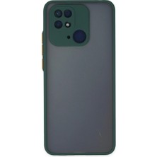 Buğz Xiaomi Redmi 10C Kılıf Montreal Silikon Kapak - Yeşil