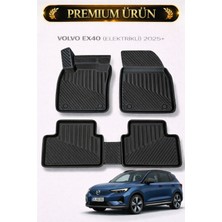 Black Gold Volvo EX40 (Elektrikli) 2025+ Uyumlu 3D Havuzlu Oto Paspas Premium