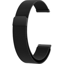 Delixa Watch 5 42MM Milanese Loop Için Kordon Siyah [watch 5 42MM ile Uyumlu Kordon - Siyah]