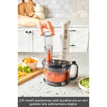 Karaca Pro Multimax 6 In 1 Çok Amaçlı Mutfak Robotu/blender Seti Iconic Beige 2000 W
