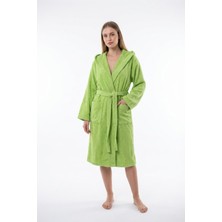 Ender Home CottonVerse Kapüşonlu Bornoz  –  %100 Pamuk , Unisex