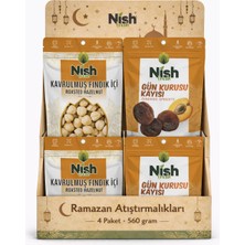 Nish Fresh Ramazan Atıştırmalıkları -Gün Kurusu Kayısı & Kavrulmuş Fındık