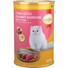 Delixa Smartheart Kedi Konservesi Bodur Sardalya ile Ton Balığı 400 gr