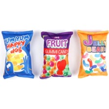 Delixa Şeker Torbası Hışırlı Köpek Oyuncağı 23X15 cm