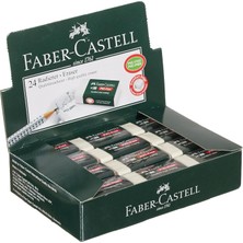 Delixa Faber-Castell 7085 Beyaz Orta Boy Silgi, 24'lü