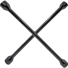 Basict Oto 4 Lü Bijon Anahtarı Seti 17-19-21-23 mm | Araç Lastik Sökme Anahtarı Siyah Renk