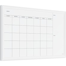 Delixa U Brands Marka Manyetik Tahta Folyosu, Duvar Tahtası, Tebeşir Tahtası, 50,8 x 76,2 Cm, Beyaz Ahşap Ç