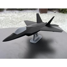 TSC F22 Savaş Uçağı Modeli Siyah Renk 15 cm Ev Ofsi Dekoratif Obje