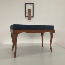 Marangozgiller Ceviz Rengi Birinci Sınıf Masif Ağaçtan Lükens Ayaklı Victorian Tarz Lüks Bench