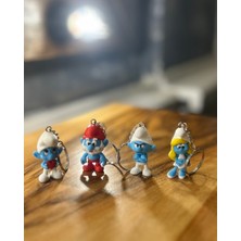 Huge 3D World Şirinler Anahtarlık Seti