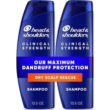 Delixa Head & Shoulders Klinik Kepek Savunması + Kuru Saç Derisi Kurtarma Şampuanı 13 Oz Ikiz Paket