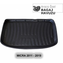Elorcar Nıssan Mıcra   2011 - 2019 3D Bagaj Havuzu