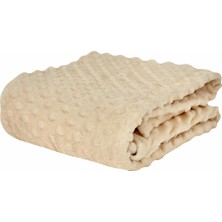 Delixa Home Bebek Lily Ekru Tomurcuk Battaniye 90X110 cm