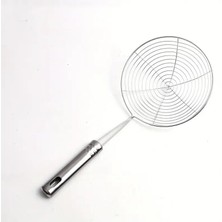 Delixa Metal Kevgir, Kızartma Haşlama Süzgeci (Orta Boy)