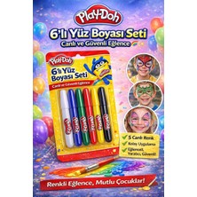 Anı Ofis Kırtasiye 6’lı Yüz Boyası Seti – Canlı Renkler, Çocuklar Için Güvenli Face Paint