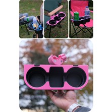 Özbience Kamp Sandalye Bardaklık ve Telefon Tutucu, 7 Renk Seçeneği