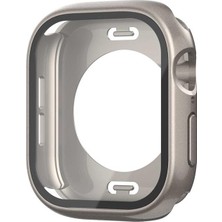 AktarMobile Apple Watch 10 46 mm Uyumlu Ekran Koruyucu 360° Kasa Koruma Tüm Gövde Kapak Ön Arka Darbe Emici