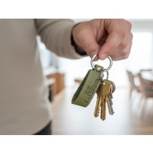 Tozren Deri El Yapımı Kişiye Özel Baskılı Deri Anahtarlık - Sevgiliye/Arkadaşa Hediyelik, "Kurtarıcı Hediye".