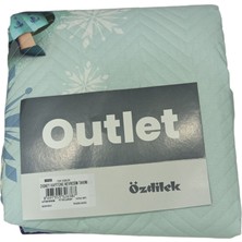 Özdilek (Outlet) Tek Kişilik Kapitoneli Nevresim Takımı - Çok Amaçlı Set Frozen Leaves