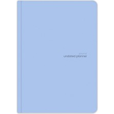Matt Notebook Youna A5 Süresiz Planlayıcı Ajanda 15X21 cm - Dikey Tasarım – Mavi